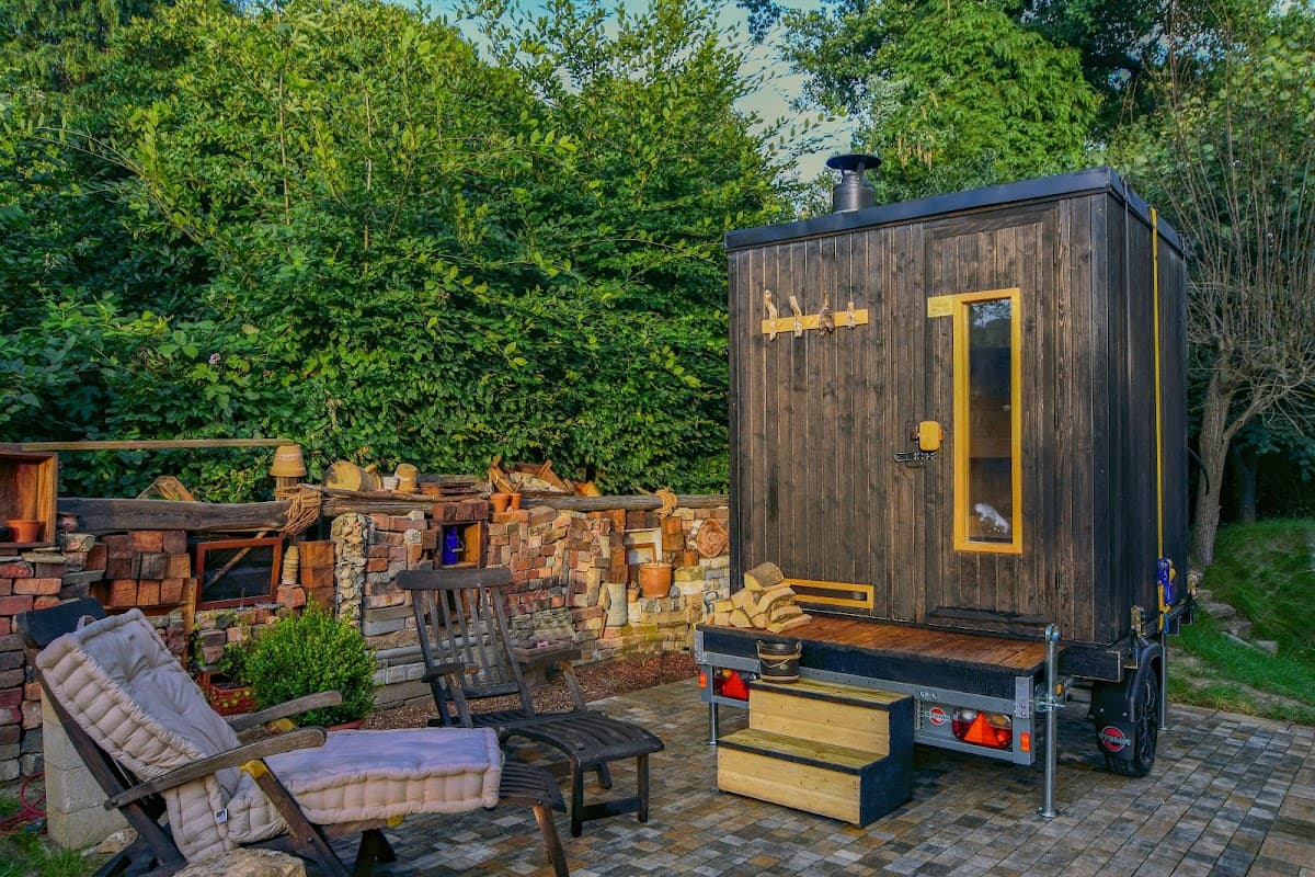 Sauna mieten Dresden mobile finnische Holzofensauna HansSauna von Johann Hahn - Bild 2