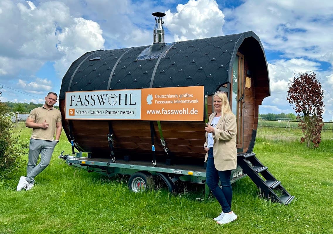 Fasswohl Harsewinkel Nr. 58 | Mobile Sauna zur Vermietung | Fasssauna - Hauptbild